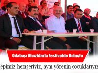 Başkan Yakup Odabaşı, Abazlılar ile festivalde buluştu