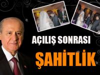 Bahçeli nikah şahitliği yaptı