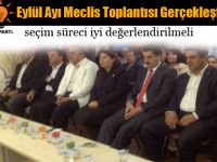 AK Parti Gölbaşı İlçe Teşkilatı Eylül Ayı Danışma Meclisi Toplantısını Gerçekleştirdi