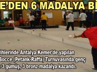 BOCCE’DEN 6 MADALYA BİRDEN