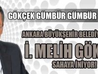 GÖKÇEK, GÜMBÜR GÜMBÜR  SAHAYA İNİYOR