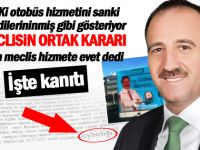 TOKİ'YE OTOBÜSÜ KENDİSİ GETİRMİŞ GİBİ KONUŞUYOR