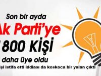 Ak Parti'ye 1800 yeni üye