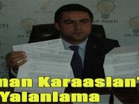 Osman Karaaslandan Jet Yalanlama