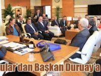 ÇORUMLULAR'DAN BAŞKAN DURUAY'A ZİYARET