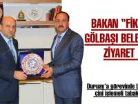 Bakan'dan Gölbaşı Belediyesini Ziyaret