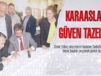 Sadullah Karaaslan güven tazeledi