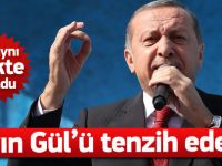 Erdoğan, Gaziantep'te konuştu: Gül'ü tenzih ederim