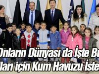 Minik Öğrencilerden Başkan Duruay'a Ziyaret