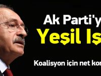 Kılıçdaroğlu'ndan Ak Parti'ye yeşil ışık!