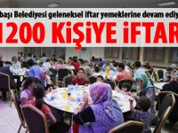 Her gün 1200 kişiye iftar