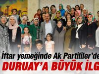 Duruay'dan Ak Parti teşkilatına iftar yemeği