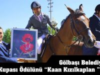 Gölbaşı Belediyesi Kupası Ödülünü “Kaan Kızılkaplan ” aldı