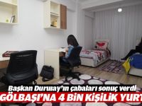 Gölbaşı'na 4 bin kişilik yurt