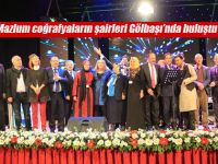 Mazlum coğrafyaların şairleri ‘Sevgi Şehri’ Gölbaşı’nda buluştu