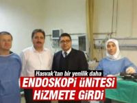 Endoskopi ünitesi hizmete açıldı.