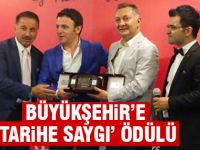 Büyükşehir'e ödül