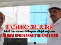 Gölbaşı Belediyesi kendi asfaltını üretecek