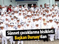 Sünnet Çocukları’na Bisikletler Başkan’dan