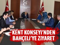 Kent konseyinden Bahçeli'ye ziyaret