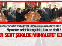 Gölbaşı Yozgatlılar Derneği'nden CHP İlçe Başkanlığı'na ziyaret