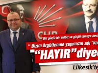 CHP İlçe Başkanı Elikesik;  Adımız; "Kar topu harekatı"