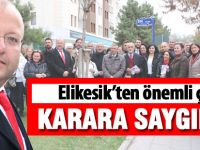 Elikesik; "Milletin iradesine saygılıyız"