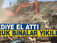 Metruk binalar yıkılıyor