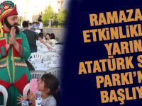 Ramazan etkinlikleri yarın başlıyor