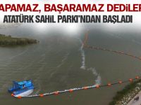 Temizlik Atatürk Sahil Parkı'ndan başladı