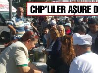 CHP'liler aşure dağıttı