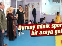 Minik öğrencilerden spora yoğun ilgi