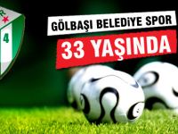 Gölbaşı Belediyespor 33 yaşında