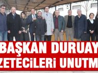 Başkan Duruay gazetecilerle bir araya geldi