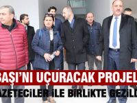 Duruay, gazetecilerle birlikte projeleri gezdi