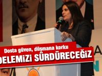 Sarıeroğlu, "Kadınlar siyasette önde olmalıdır"