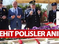 Şehit polisler kabri başında anıldı