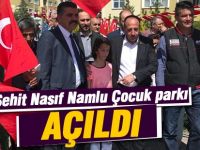 Şehit Nasıf Namlu çocuk parkı açıldı