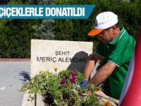 Gölbaşı şehtliği çiçeklerle donatıldı