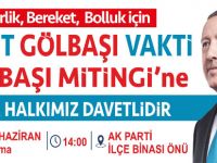 AK Parti Gölbaşı'nda miting yapacak