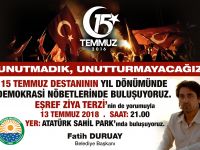 15 Temmuz nöbeti bugün başlıyor