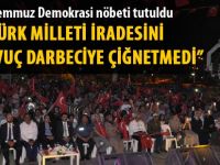 Gölbaşı'nda 15 Temmuz demokrasi nöbeti tutuldu