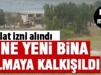 Tadilat izni adı altında bina yapılıyor