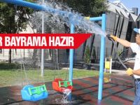 Parklar bayrama hazır