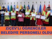 ZİÇEV’Lİ ÖĞRENCİLERi BİR GÜNLÜĞÜNE BELEDİYE PERSONELİ OLDU