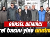 Gürsel Demirci çalışan gazeteciler gününü kutladı