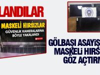 Hırsızlar çaldıkları ile yakalandılar