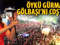 GÖLBAŞI’NDA 19 MAYIS ÖYKÜ GÜRMAN KONSERİYLE KUTLANDI