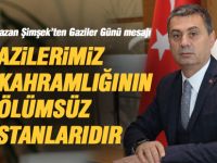 Başkan Ramazan Şimşek'ten Gaziler Günü mesajı