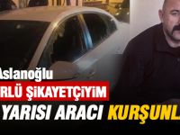 Evinin önünde aracı kurşunlandı